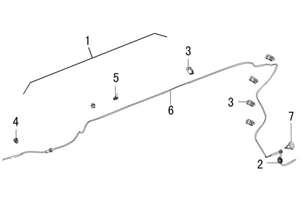 scheme for омыватель заднего стекла