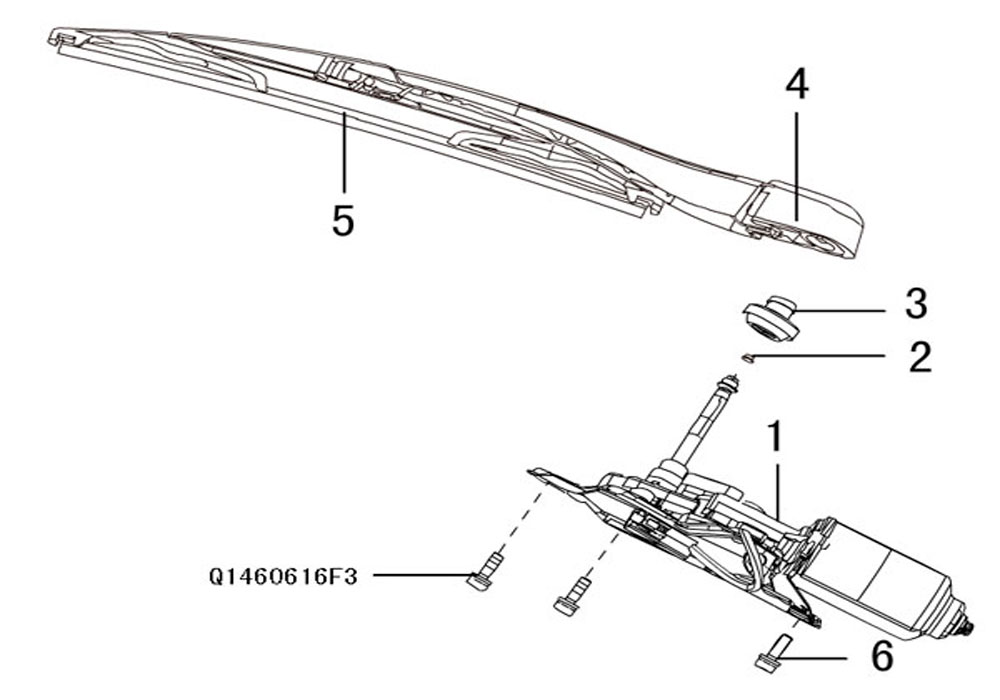 scheme for очиститель заднего стекла