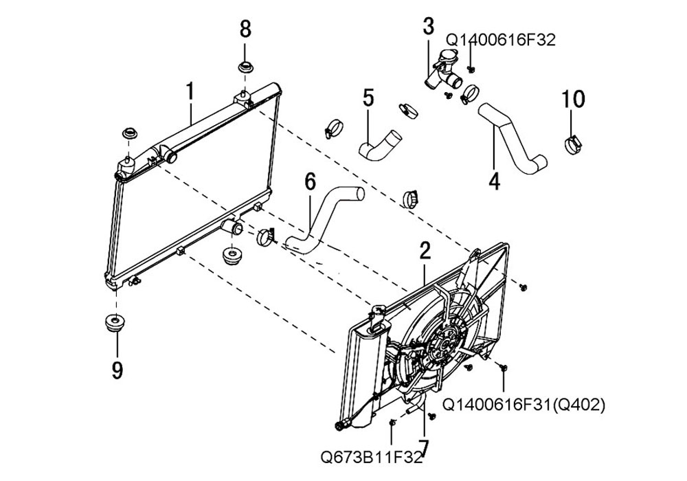 scheme for система охлаждения