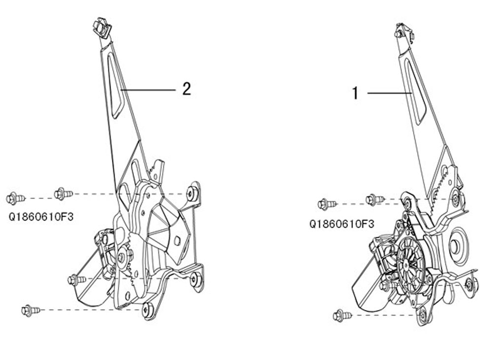 scheme for стеклоподъёмник задней двери