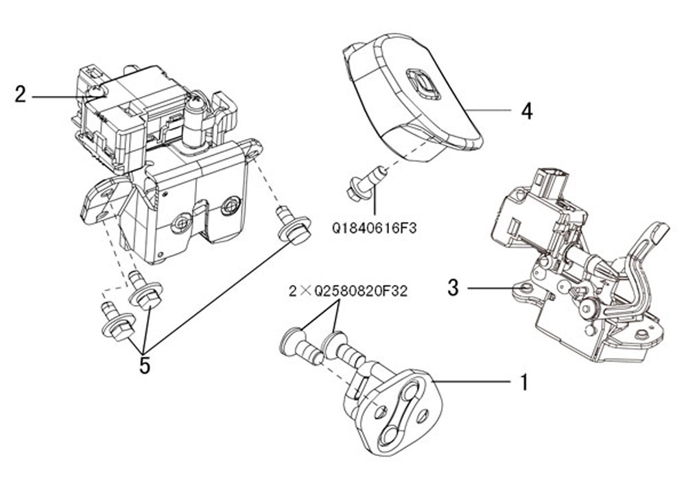 scheme for замок 5-й двери