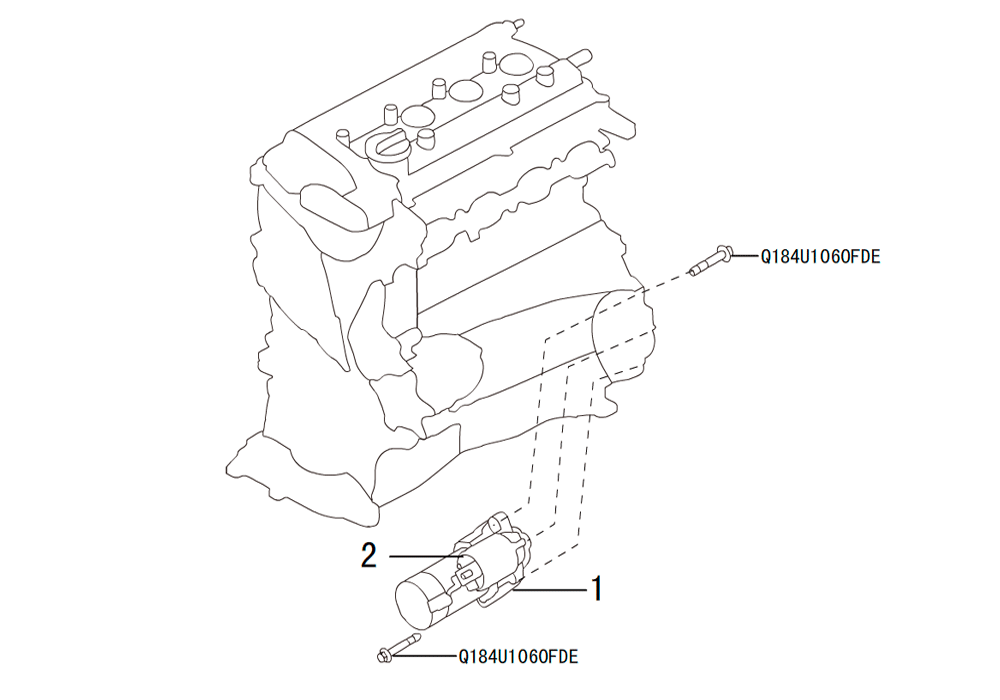 scheme for стартер