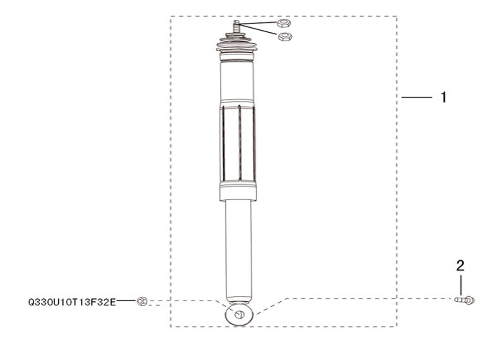 scheme for амортизатор задний