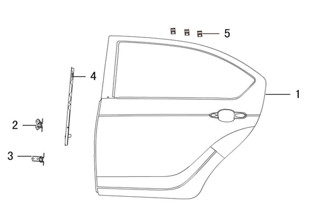 scheme for дверь - задняя