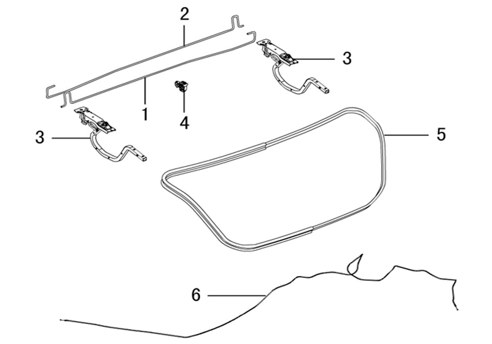 scheme for крышка багажного отделения