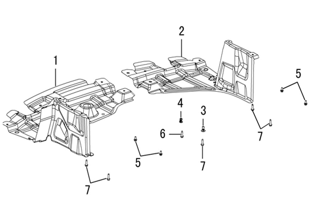 scheme for нижние направляющие кузова