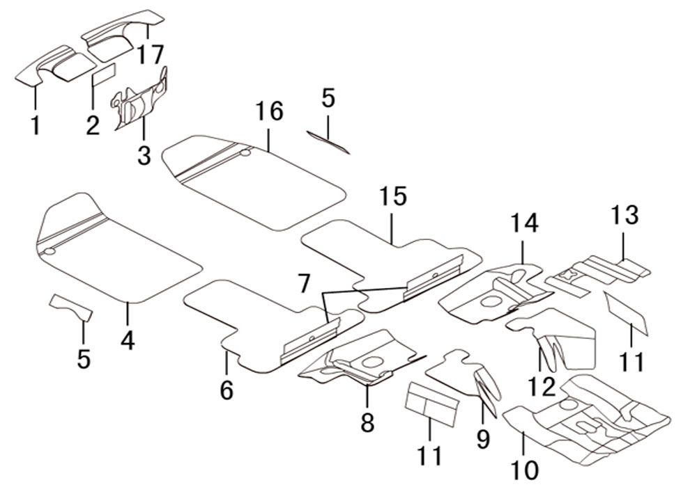 scheme for шумоизоляция салона