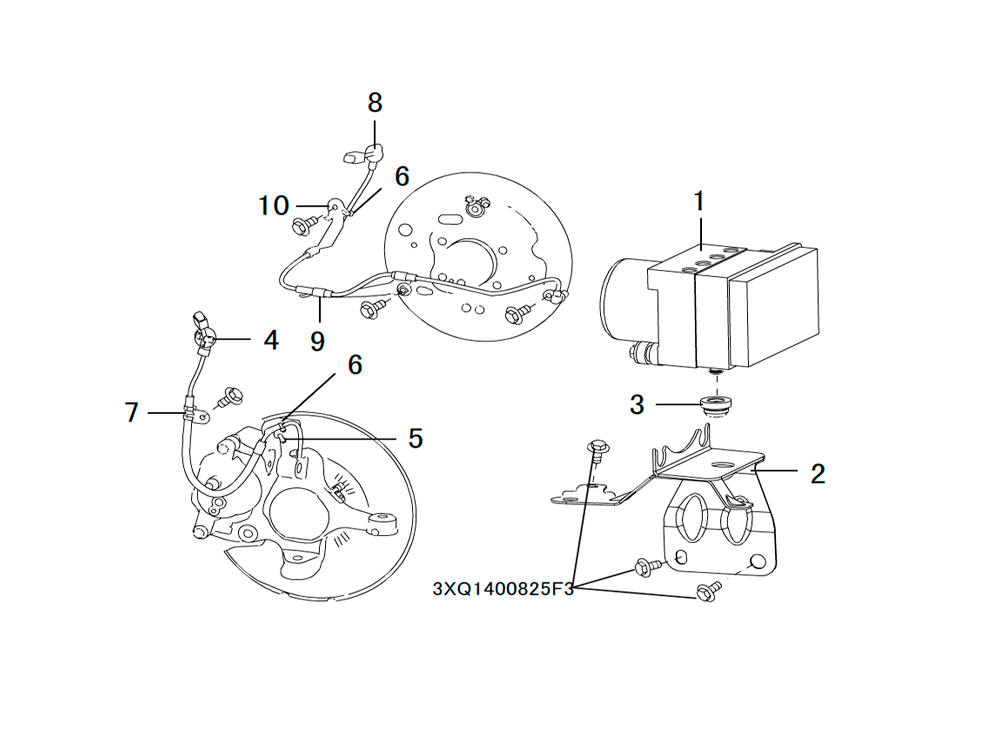 scheme for абс