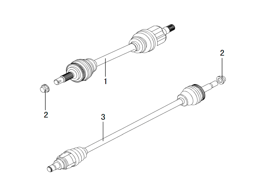 scheme for привод переднего колеса