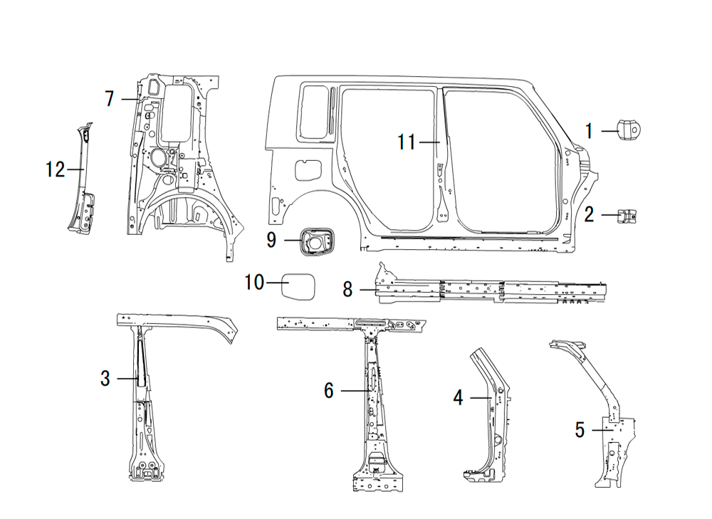 scheme for боковые панели