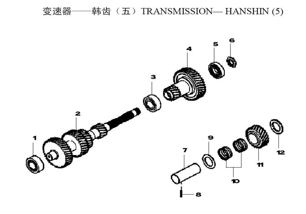 scheme for коробка передач - HANSHIN (5)