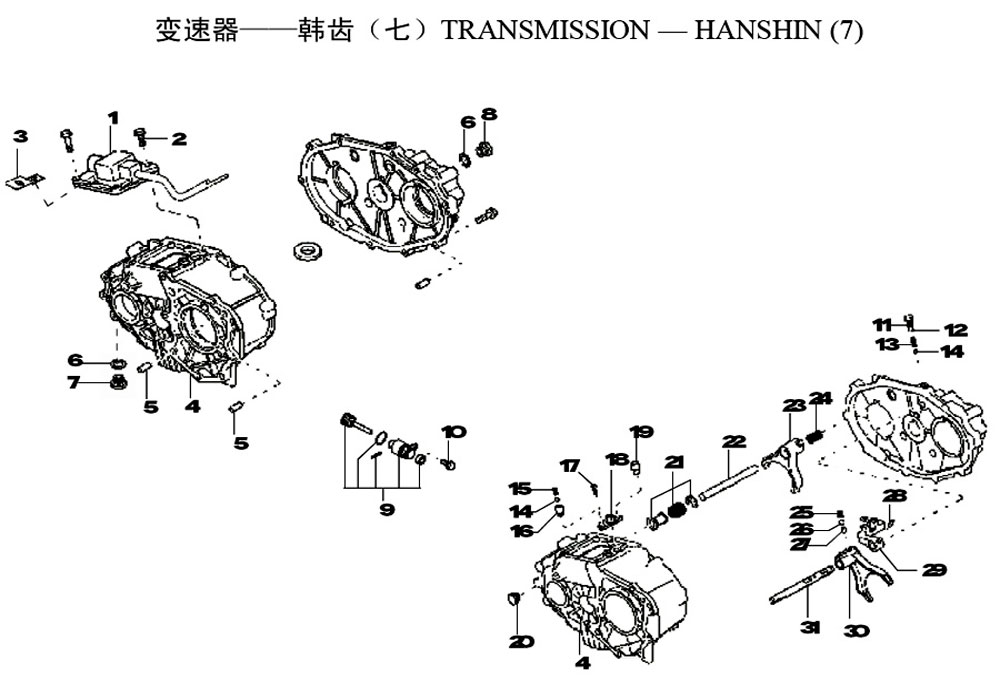 scheme for коробка передач - HANSHIN (7)