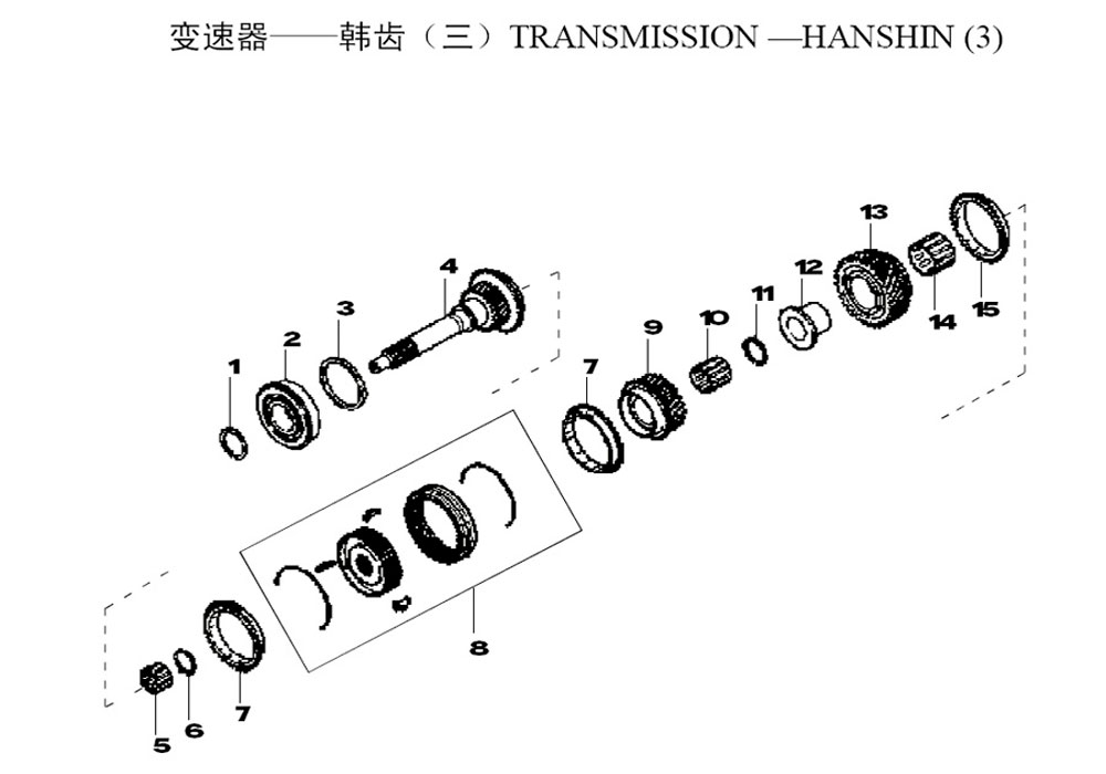 scheme for коробка передач - HANSHIN (3)