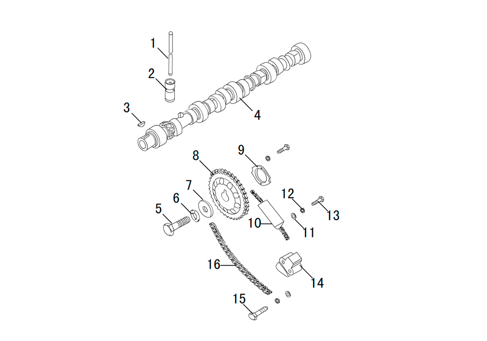 scheme for распредвал