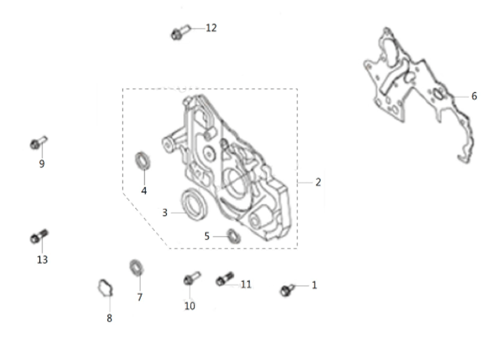 scheme for масляний насос