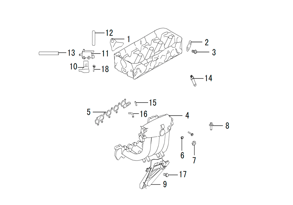 scheme for впускной коллектор