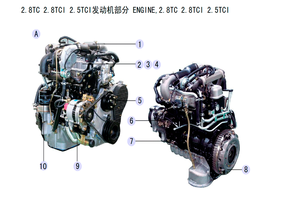 scheme for двигатель в сборе