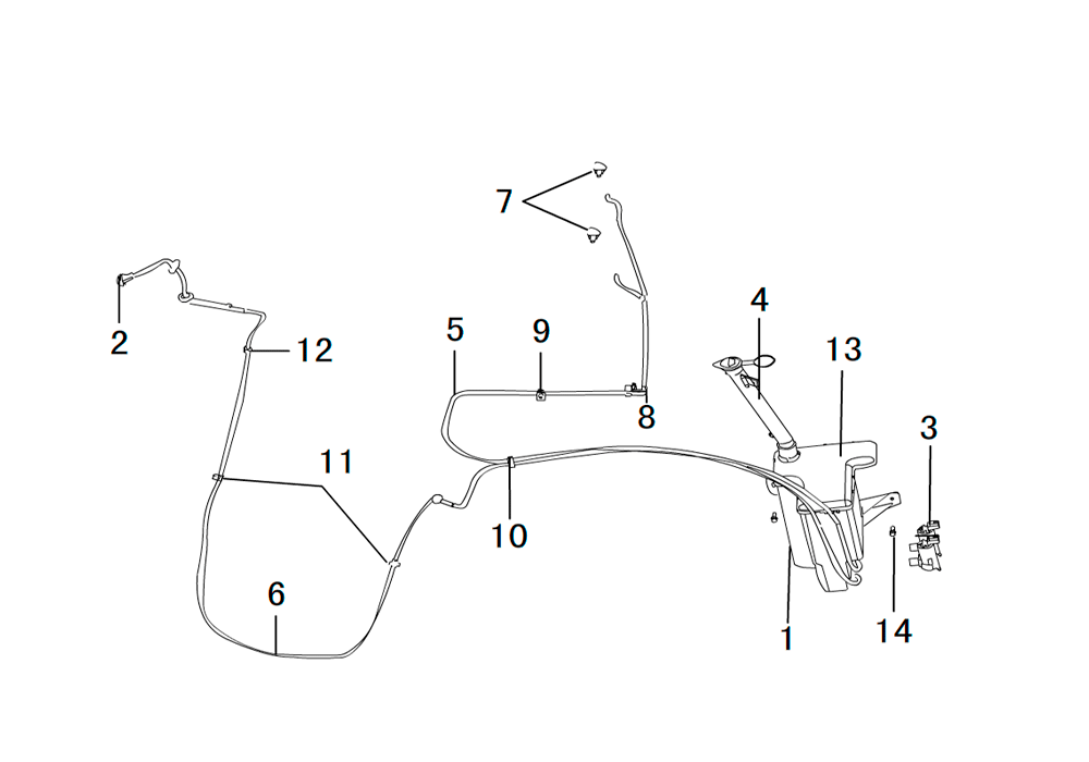 scheme for система очистки окон