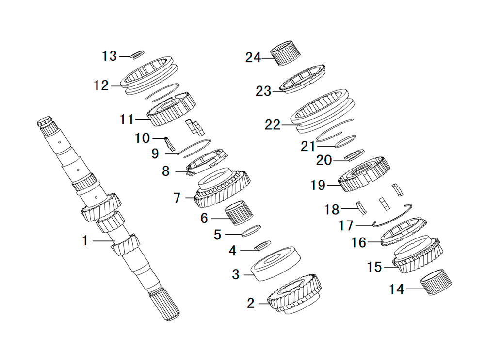 scheme for первичный вал