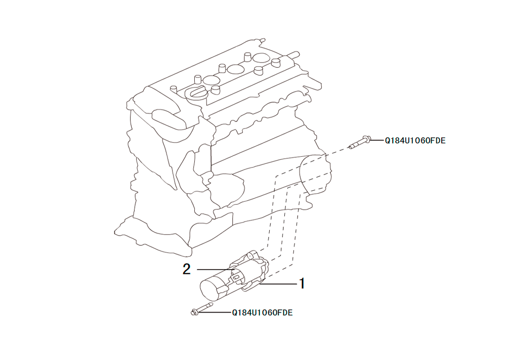 scheme for стартер