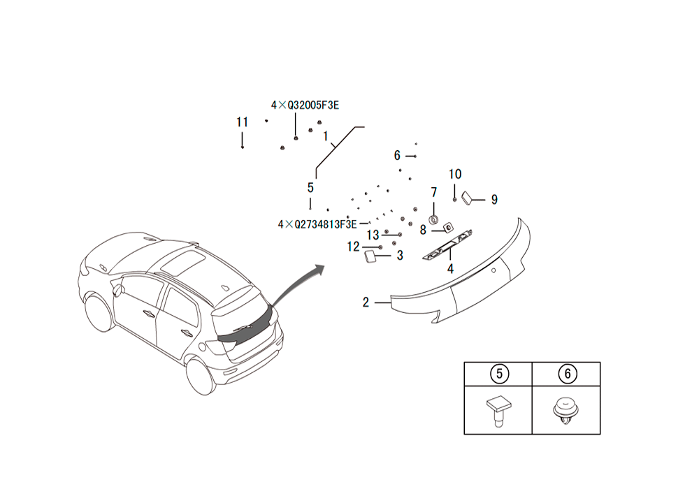 scheme for накладка под гос номер