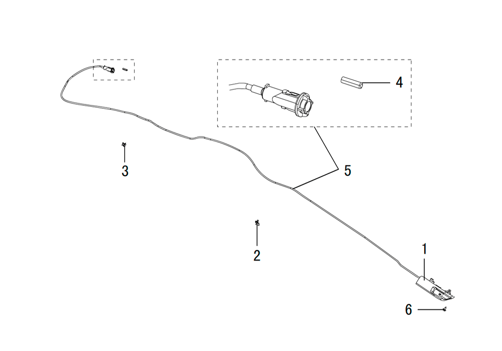 scheme for трос открытия бензобака