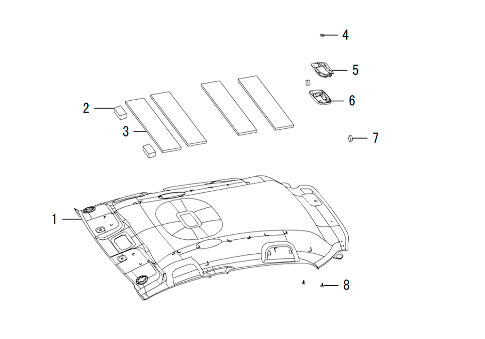 scheme for панели крыши