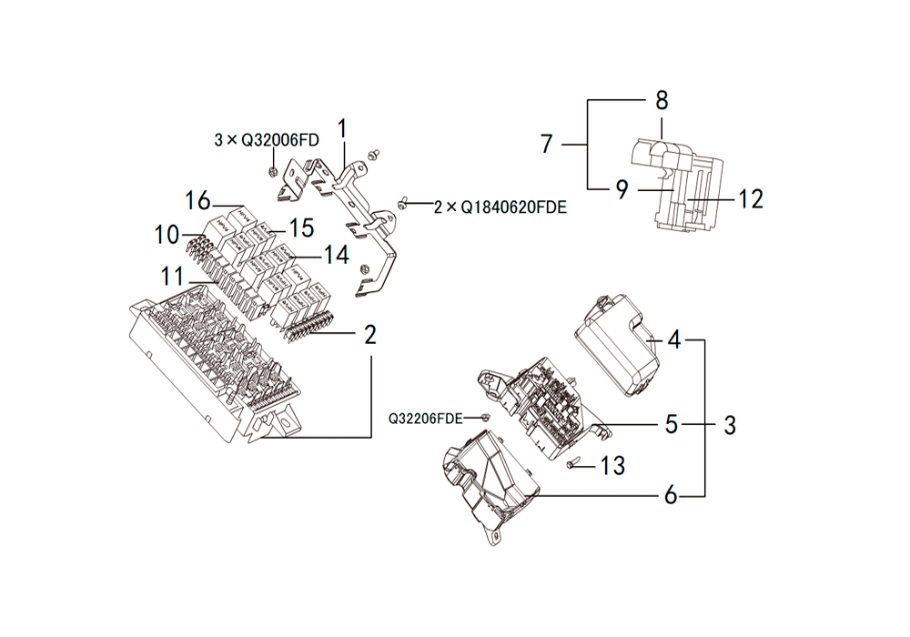 scheme for блок предохранителей
