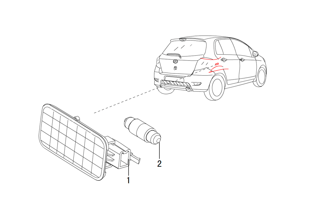scheme for лампа багажного отсека