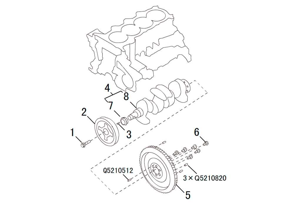 scheme for коленвал