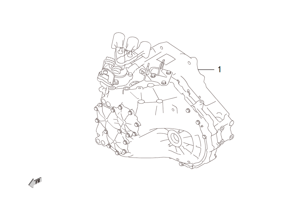 scheme for кпп 2WD