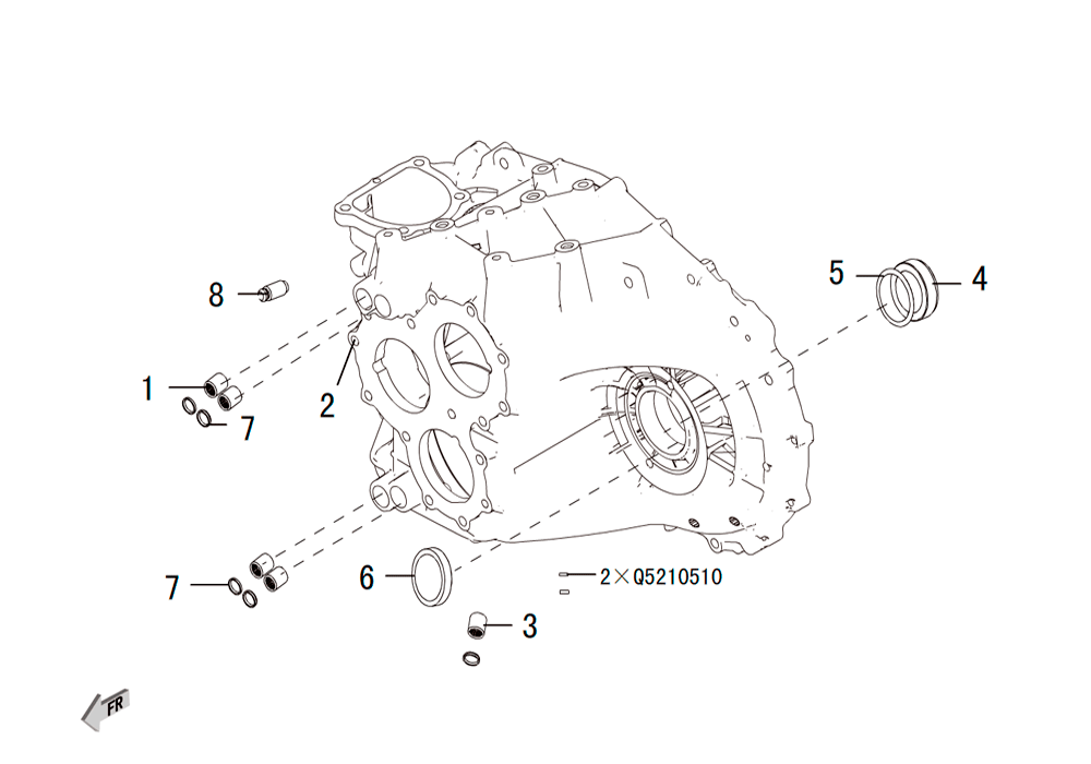 scheme for корпус кпп