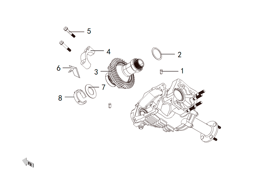 scheme for раздаточная коробка 4