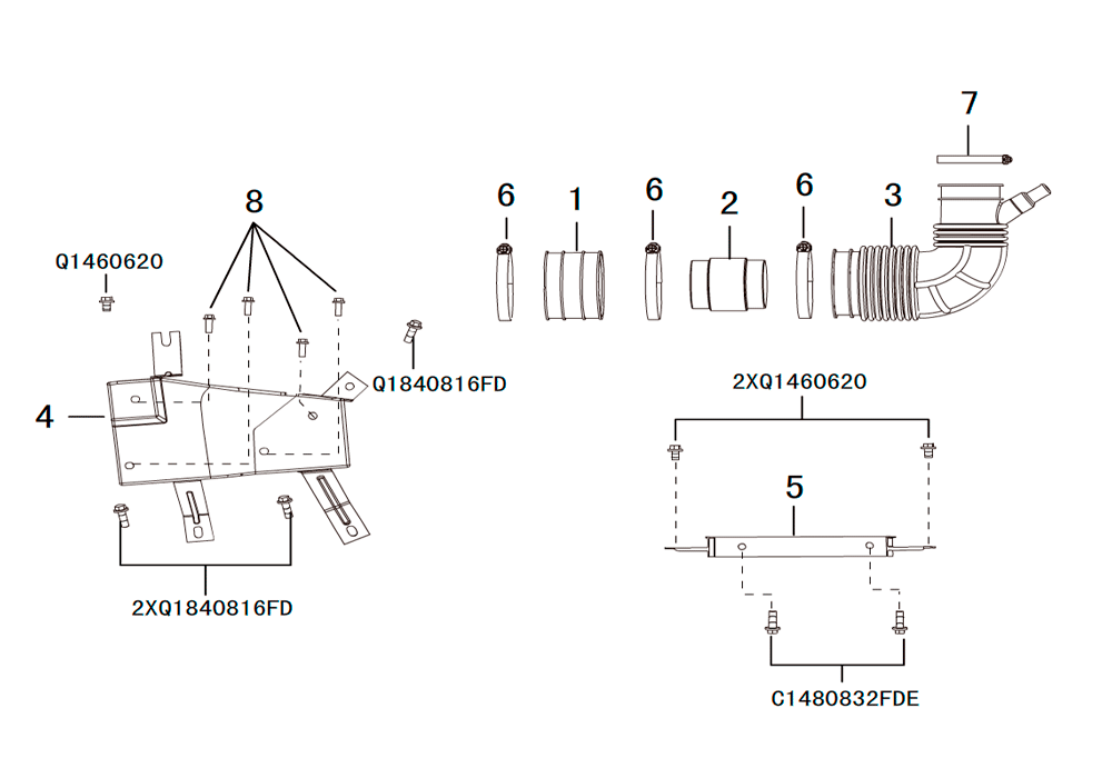 scheme for воздуховод DIESEL