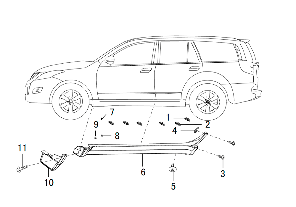 scheme for боковые внешние панели