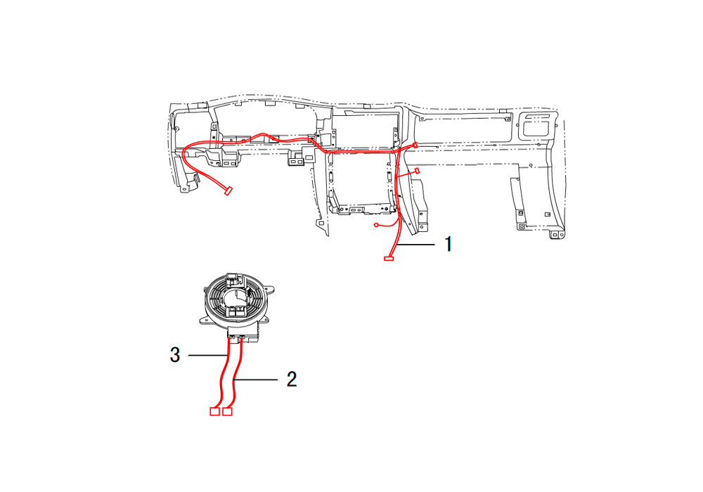 scheme for проводка AIR BAG