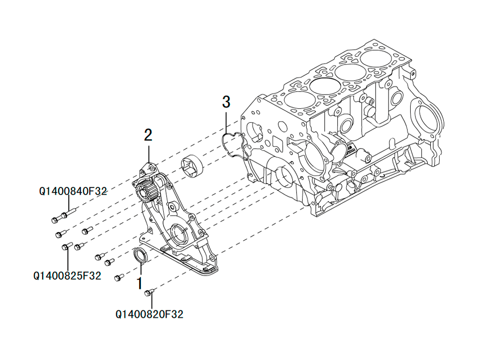 scheme for Масляный насос в сборе