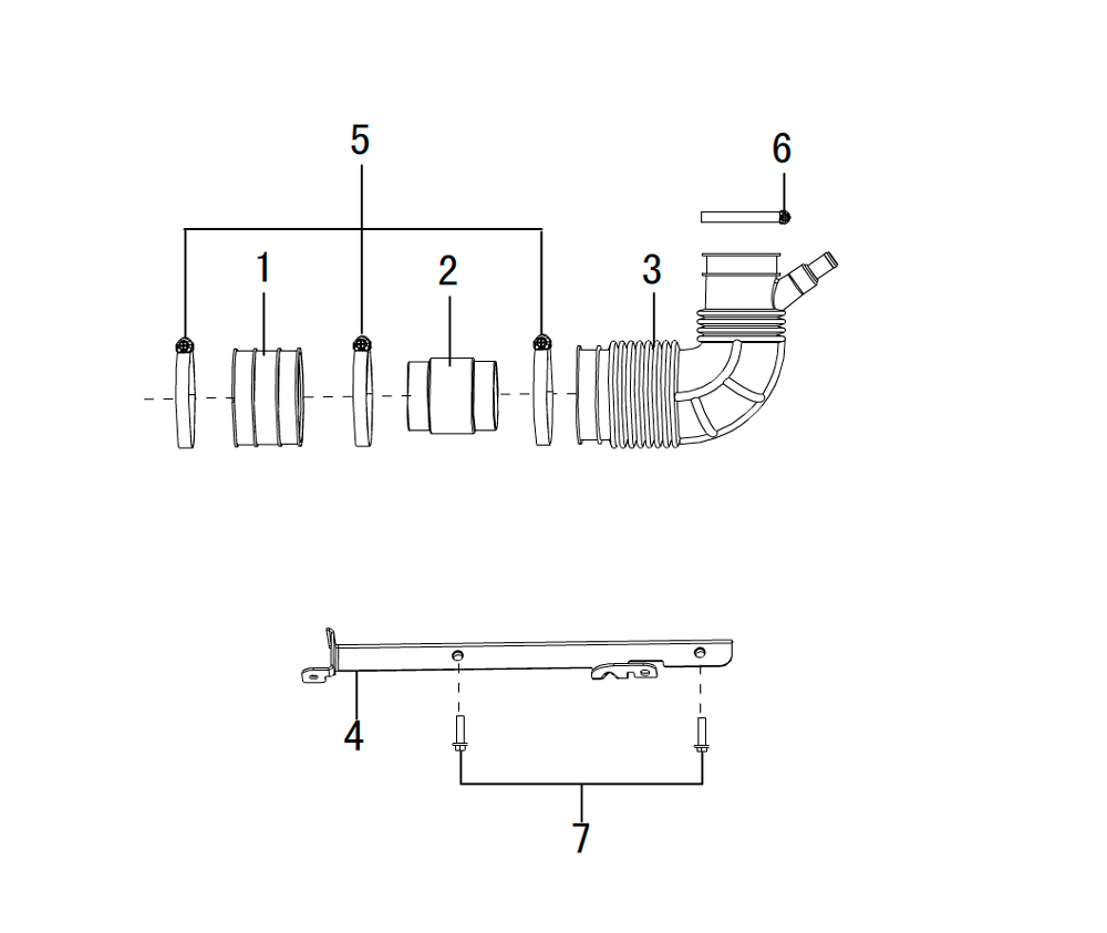 scheme for воздуховод  DIESEL SERIES
