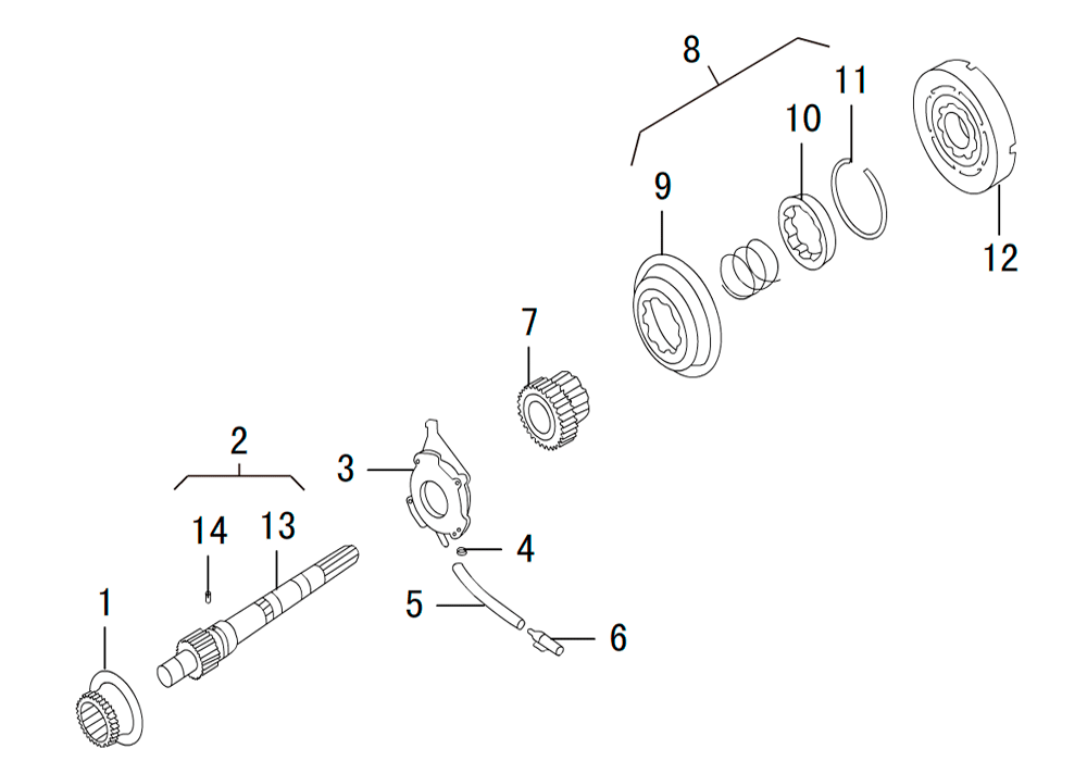 scheme for раздатка TRANSFER CASE(2)