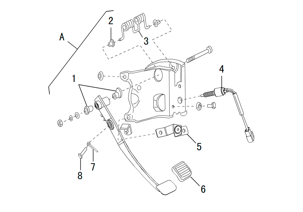 scheme for педаль сцепления 2
