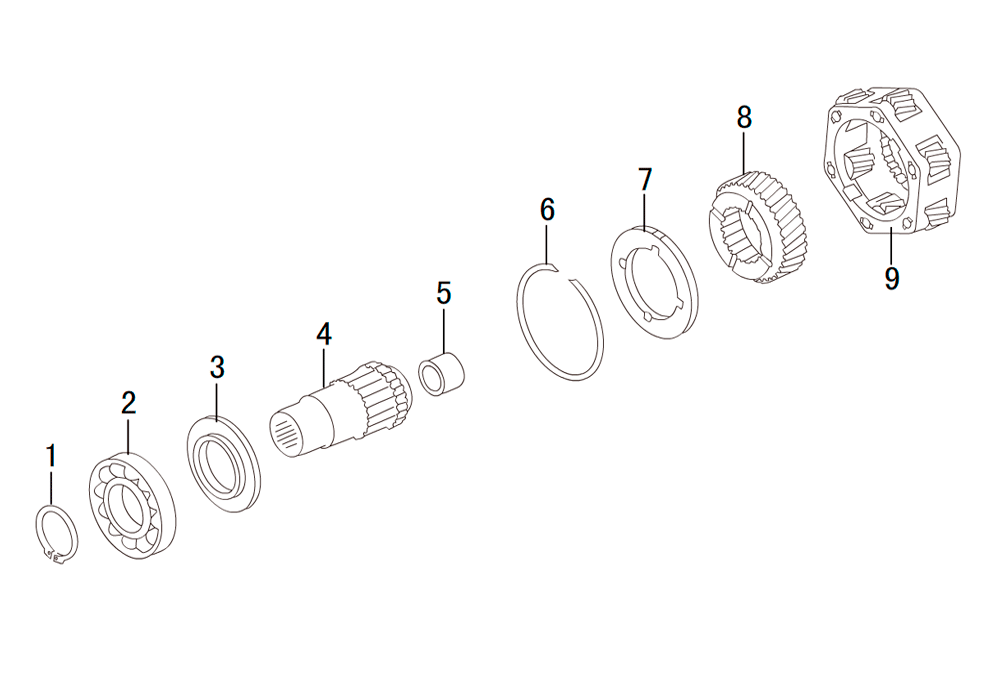 scheme for раздатка TRANSFER CASE K85-18-1(1)