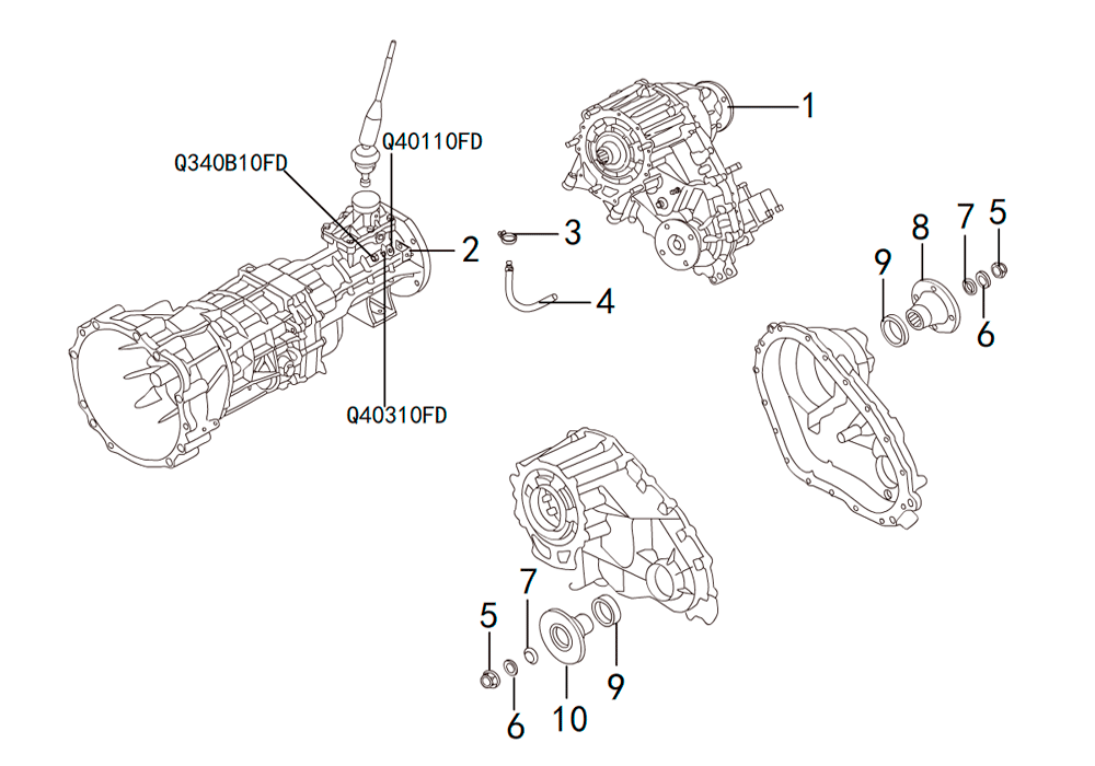 scheme for раздатка TRANSFER CASE K38-18-1