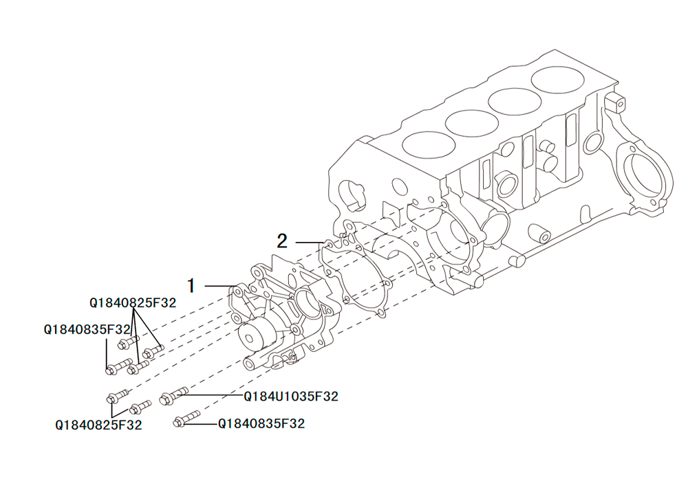 scheme for водяная помпа