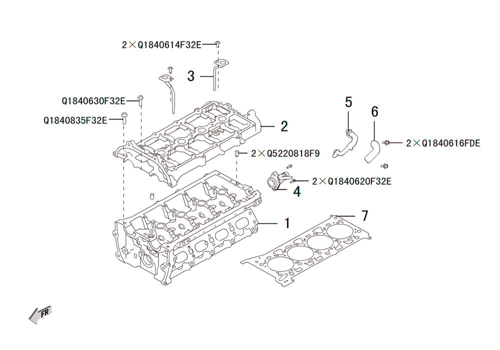 scheme for ГОЛОВКА ЦИЛИНДРА В СБОРЕ 4