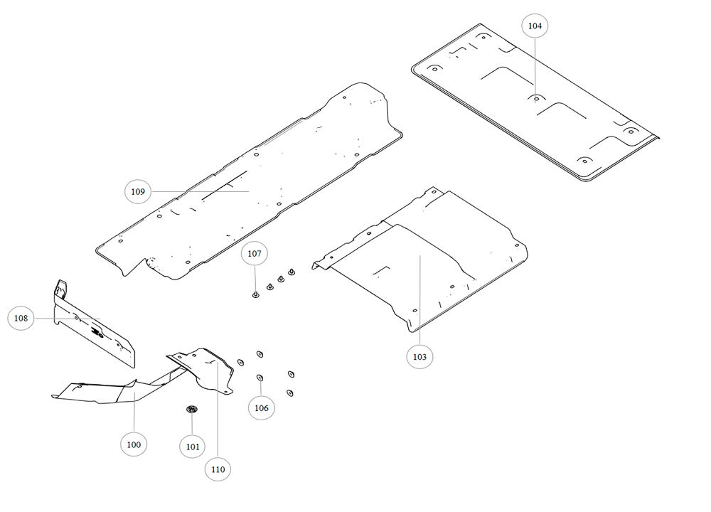 scheme for heat insulation shield