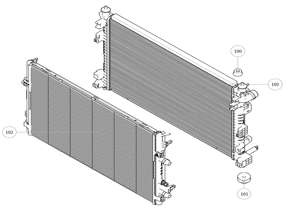 scheme for radiator