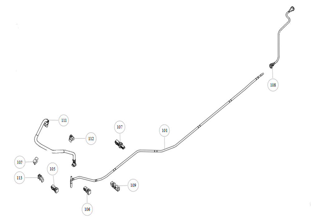 scheme for engine system/fuel pipeline 2