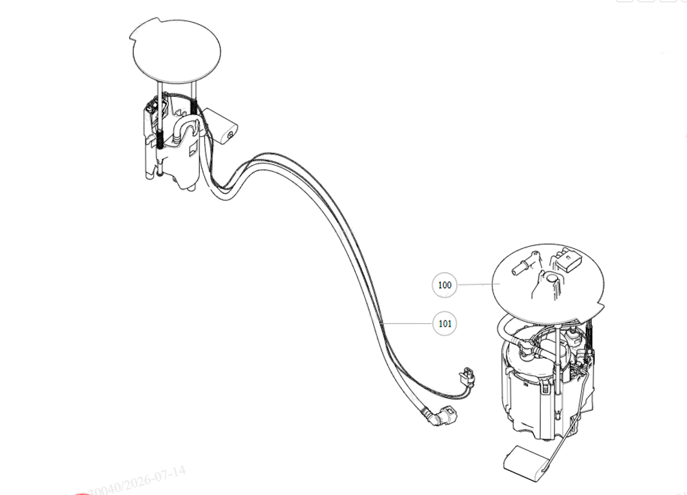 scheme for fuel pump