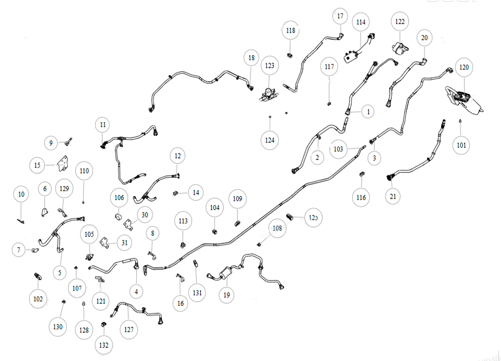 scheme for fuel evaporation