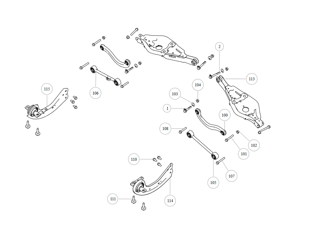scheme for rear suspension controller